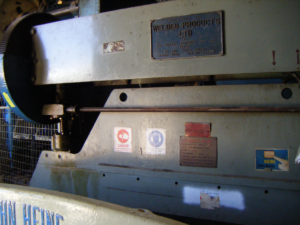 Bliss Welded Products Press Brake Series 3006 Bliss Welded Products Press Brake Series 3006
